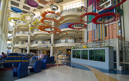Duke Childrens Hospital and Health Center interior