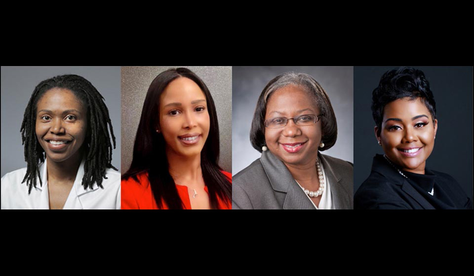 Adia Ross, MD, MHA; Jessica Johnson, MHA; Priscilla Ramseur, DNP, RN, CNOR, NEA-BC; and Katina Williams, MBA,​ participated in an honest discussion about racism and sexism.