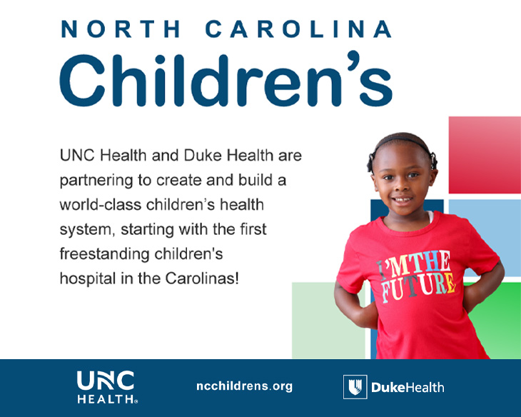 UNC Health, Duke Health Partner to Build NC’s First Stand-alone Children’s Hospital