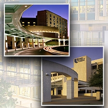 Graphic showing Duke University Hospital and Duke Regional Hospital