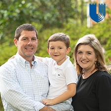 Kristin Stroud and family who had child with cleft lip.