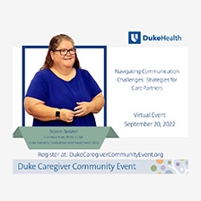 Duke Caregiver Post - IG Poer