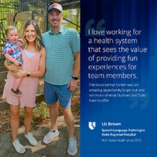 Liz brown with husband and son visit Lemur Center 