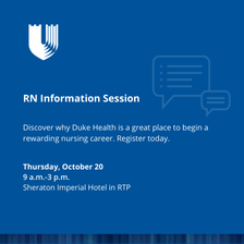 Graphic with October 20 Career Event Date 