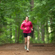 woman running
