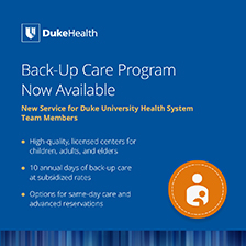 Backup care now available 