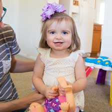 baby smiling