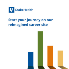 Colored ribbons with the words: start your journey on our reimagined career site.