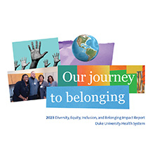 Our Journey to Belonging with images of people