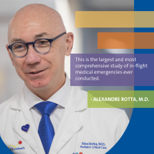Alexandre Rotta, M.D., discusses research on in-flight medical emergencies