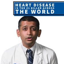 Dr. Shah looks into the camera