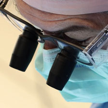 Dr. Overbey is in the middle of surgery